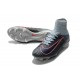 2017 Nouveau Chaussures de Football Mercurial Superfly V FG Gris Rose Noir