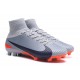 Chaussures de Foot Nike Mercurial Superfly V FG Gris Noir Orange