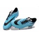 Pas Cher Crampons Nike Hypervenom Phantom FG Bleu Noir Blanc