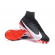 2017 Nouveau Chaussures de Football Mercurial Superfly V FG Noir Blanc Rouge