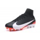 2017 Nouveau Chaussures de Football Mercurial Superfly V FG Noir Blanc Rouge