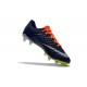 Chaussures de Football pour Hommes Nike Hypervenom Phantom III FG Orange Bleu Argent