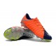 Chaussures de Football pour Hommes Nike Hypervenom Phantom III FG Orange Bleu Argent