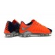 Chaussures de Football pour Hommes Nike Hypervenom Phantom III FG Orange Bleu Argent