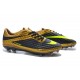 2014/2015 Nike Hypervenom Phantom FG Homme Or Noir Jaune