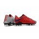 Chaussures de Football pour Hommes Nike Hypervenom Phantom III FG Rouge Gris Bleu