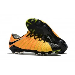 Chaussures de Football pour Hommes Nike Hypervenom Phantom III FG Jaune Noir