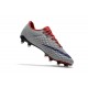 Chaussures de Football pour Hommes Nike Hypervenom Phantom III FG Rouge Gris Bleu