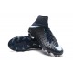 Nouvelles Crampons Foot - Chaussure Hypervenom Phantom III ACC DF FG Bleu Noir Blanc