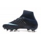 Nouvelles Crampons Foot - Chaussure Hypervenom Phantom III ACC DF FG Bleu Noir Blanc