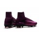 2017 Nouveau Chaussures de Football Mercurial Superfly V FG Violet Noir