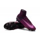 2017 Nouveau Chaussures de Football Mercurial Superfly V FG Violet Noir