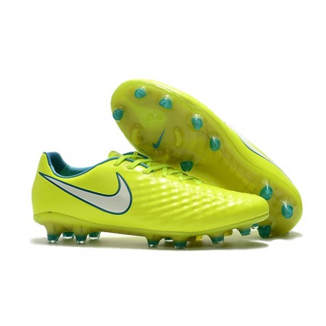 Nouvelle Crampons Nike Magista Opus II FG Volt Blanc