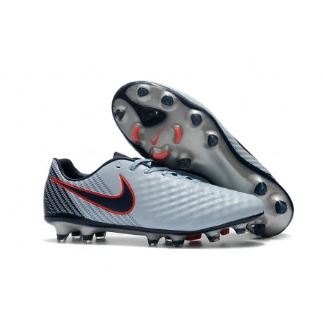 Nouvelle Crampons Nike Magista Opus II FG Gris Noir Rouge