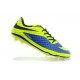 2014/2015 Chaussure de Football Nike Hypervenom Phantom FG Bleu Vert