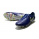 Chaussure De Football Nike Magista Opus II FG Pour Homme Bleu Volt Argent