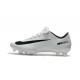 Nike Mercurial Vapor XI FG Chaussures De Foot 2017 Blanc Noir