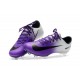 Nouvelles Nike Mercurial Vapor 11 FG Crampons de Football pour Hommes Blanc Violet Noir