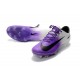 Nouvelles Nike Mercurial Vapor 11 FG Crampons de Football pour Hommes Blanc Violet Noir