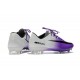 Nouvelles Nike Mercurial Vapor 11 FG Crampons de Football pour Hommes Blanc Violet Noir