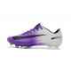 Nouvelles Nike Mercurial Vapor 11 FG Crampons de Football pour Hommes Blanc Violet Noir