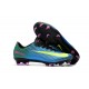 Nike Mercurial Vapor XI FG Chaussures De Foot 2017 Bleu Volt Rose