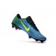 Nike Mercurial Vapor XI FG Chaussures De Foot 2017 Bleu Volt Rose