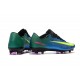 Nike Mercurial Vapor XI FG Chaussures De Foot 2017 Bleu Volt Rose