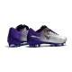 Nouvelles Nike Mercurial Vapor 11 FG Crampons de Football pour Hommes Real Madrid Violet Blanc