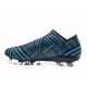 Nouveau Crampons - Chaussures adidas Nemeziz 17+ 360 Agility FG Legend Ink Jaune Bleu