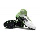 Nouvelles Crampons foot Nike Magista Obra II FG Blanc Vert Noir