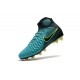 2017 Crampons Foot Nike Magista Obra 2 FG Bleu Volt Noir