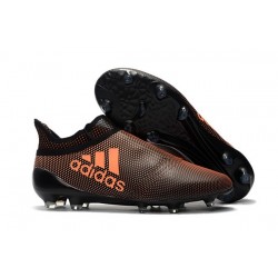 Nouveau Chaussure adidas X 17+ Purespeed FG Orange Noir