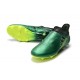 Nouveau Chaussure adidas X 17+ Purespeed FG Vert Noir Volt