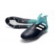 Chaussure Adidas Ace 17+ Purecontrol FG Crampons Foot Pas Cher Energy Aqua Blanc Legend Ink