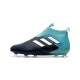 Chaussure Adidas Ace 17+ Purecontrol FG Crampons Foot Pas Cher Energy Aqua Blanc Legend Ink