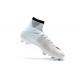 Chaussures de Foot Nike Mercurial Superfly V FG CR7 Blanc Teinte Bleu