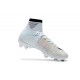 Chaussures de Foot Nike Mercurial Superfly V FG CR7 Blanc Teinte Bleu