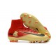 Chaussures de Foot Nike Mercurial Superfly V FG Rouge Jaune Noir