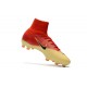 Chaussures de Foot Nike Mercurial Superfly V FG Rouge Jaune Noir