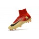 Chaussures de Foot Nike Mercurial Superfly V FG Rouge Jaune Noir