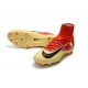 Chaussures de Foot Nike Mercurial Superfly V FG Rouge Jaune Noir