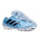 Nouveau Crampons - Chaussures adidas Nemeziz 17+ 360 Agility FG Blanc Legend Ink Bleu