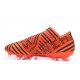 Nouveau Crampons - Chaussures adidas Nemeziz 17+ 360 Agility FG Orange Noir