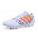 Nouveau Crampons - Chaussures adidas Nemeziz 17+ 360 Agility FG Blanc Orange Gris