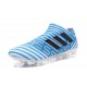 Nouveau Crampons - Chaussures adidas Nemeziz 17+ 360 Agility FG Blanc Legend Ink Bleu