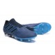 Nouveau Crampons - Chaussures adidas Nemeziz 17+ 360 Agility FG Bleu Noir