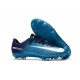 Nouvelles Nike Mercurial Vapor 11 FG Crampons de Football pour Hommes Bleu Blanc