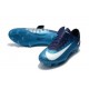 Nouvelles Nike Mercurial Vapor 11 FG Crampons de Football pour Hommes Bleu Blanc