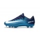 Nouvelles Nike Mercurial Vapor 11 FG Crampons de Football pour Hommes Bleu Blanc